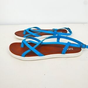 Mia Women Strappy Sandals Size 8.5 Shoes Blue